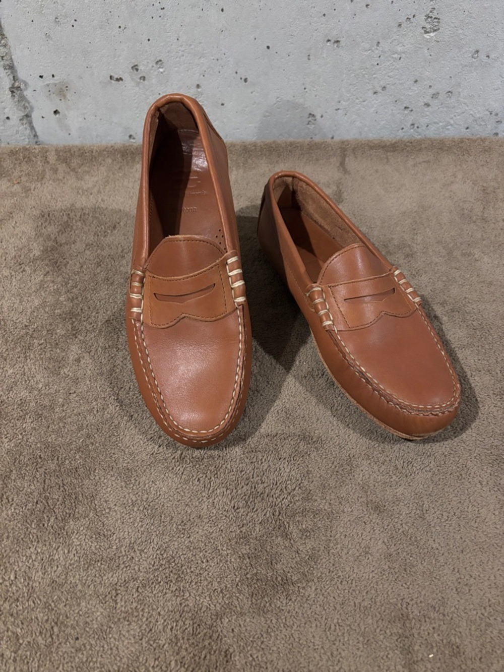 Allen Edmonds Brown Daytona Penny Loafer Driving Shoe - Size 10